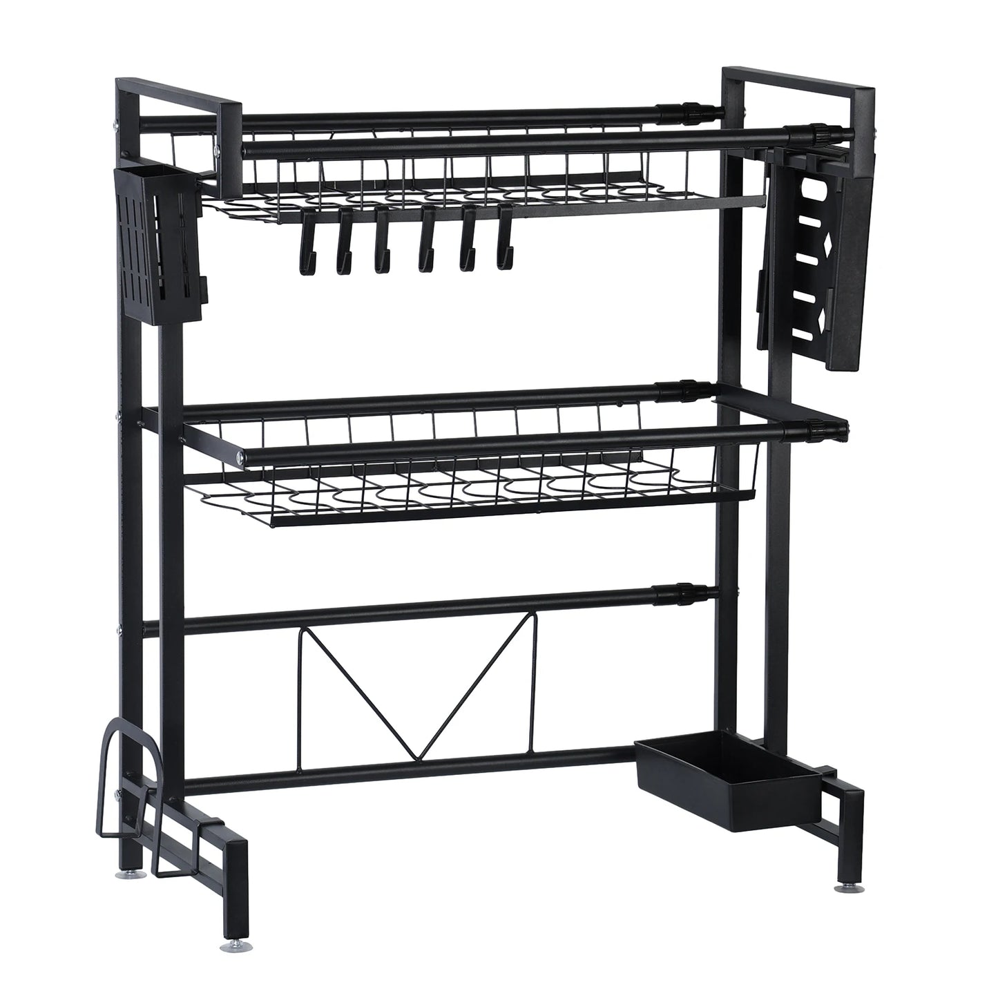 2 Tier Kitchen Storage Shelf Above Sink