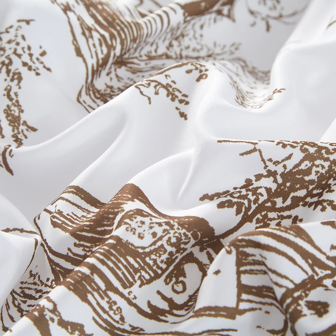 Queen Bed Coverlet Set, 3 Piece Queen Bed Coverlet, Botanical Pattern, Elegant Botanical Prints Perfect for All Seasons