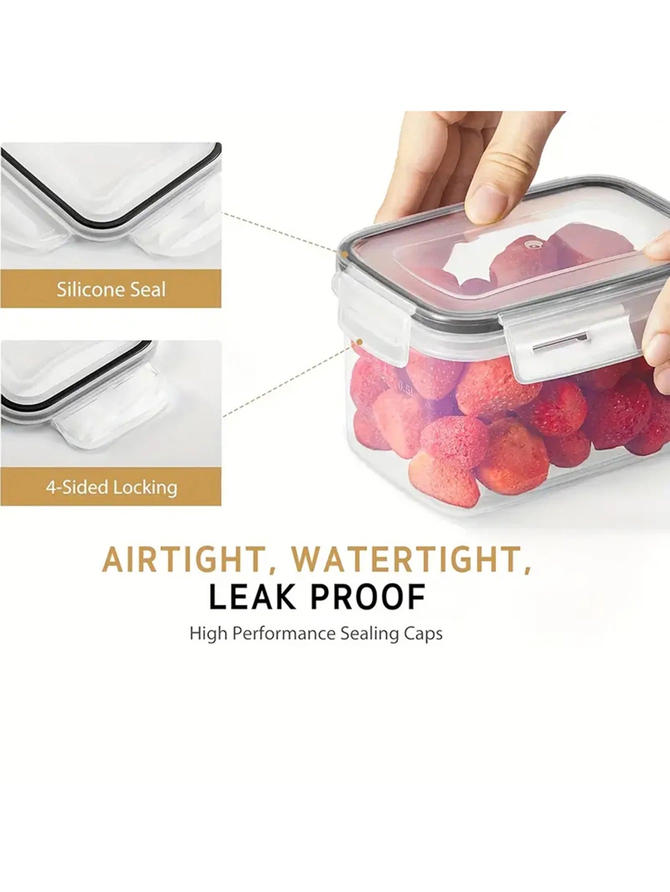 24pc Airtight Food Storage Containers